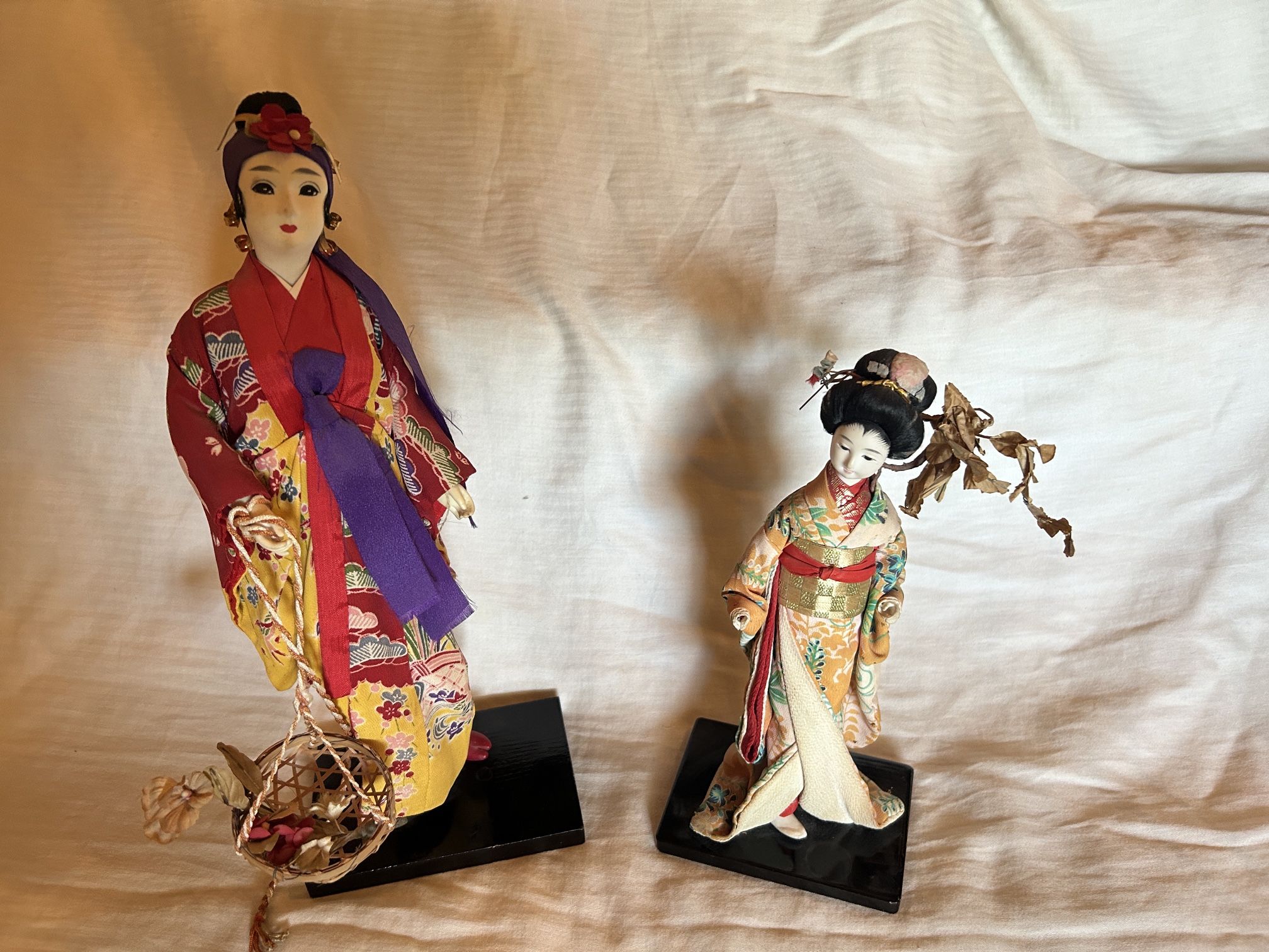 Vintage Japanese Doll Figurines $10 Each