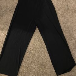Women’s Black Stretch Pants – Size XL Short