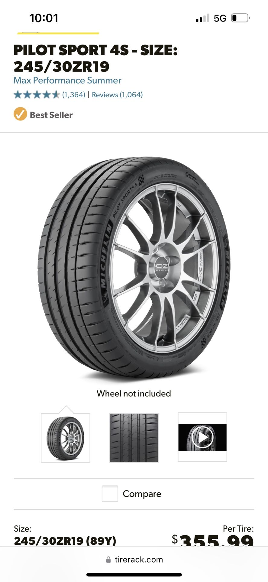 Tires 245/30 R19
