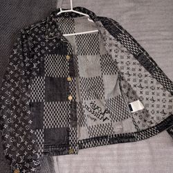 LV x Nigo denim jacket size M mens