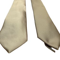 Silver Men’s Ties (2) - Mint Condition!
