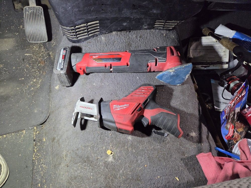 Milwaukee M12 Multitool And Hackzall
