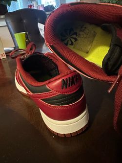 Nike Dunk Low Maroon and Black Sneakers
