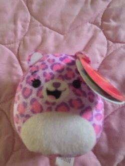 Rossi the Leopard Squishmallow mini plush toy released as a McDonald's Happy Meal collectible