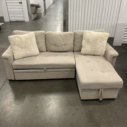 Grey L Couch