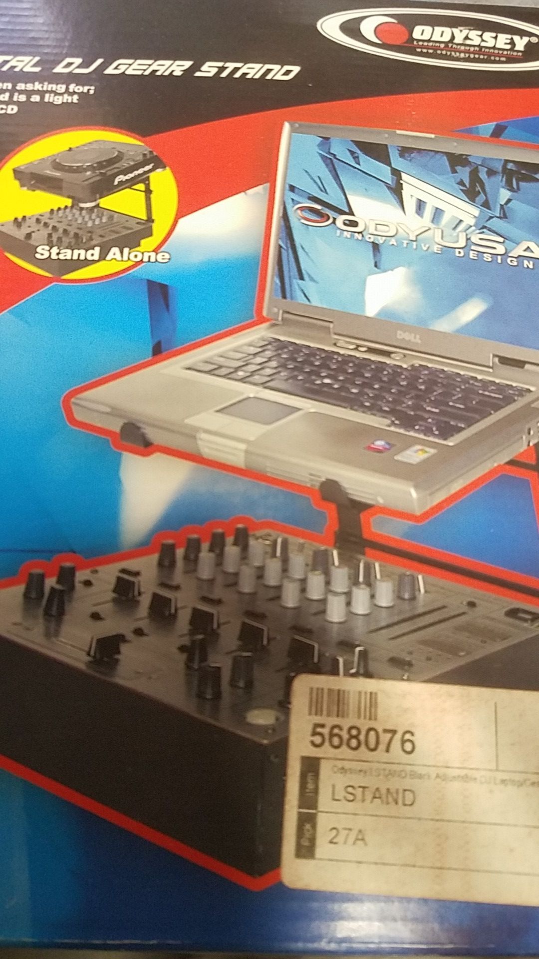 Dj laptop stand new in box