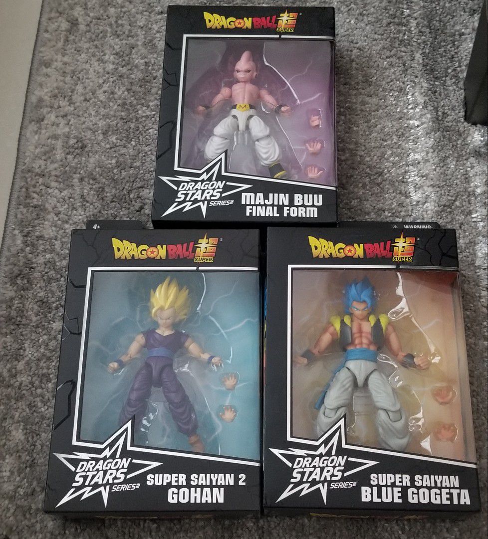 Dragonball Z Sets of 3 Action Figures