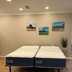 Bear Elite Hybrid Split King Mattress (Firm)