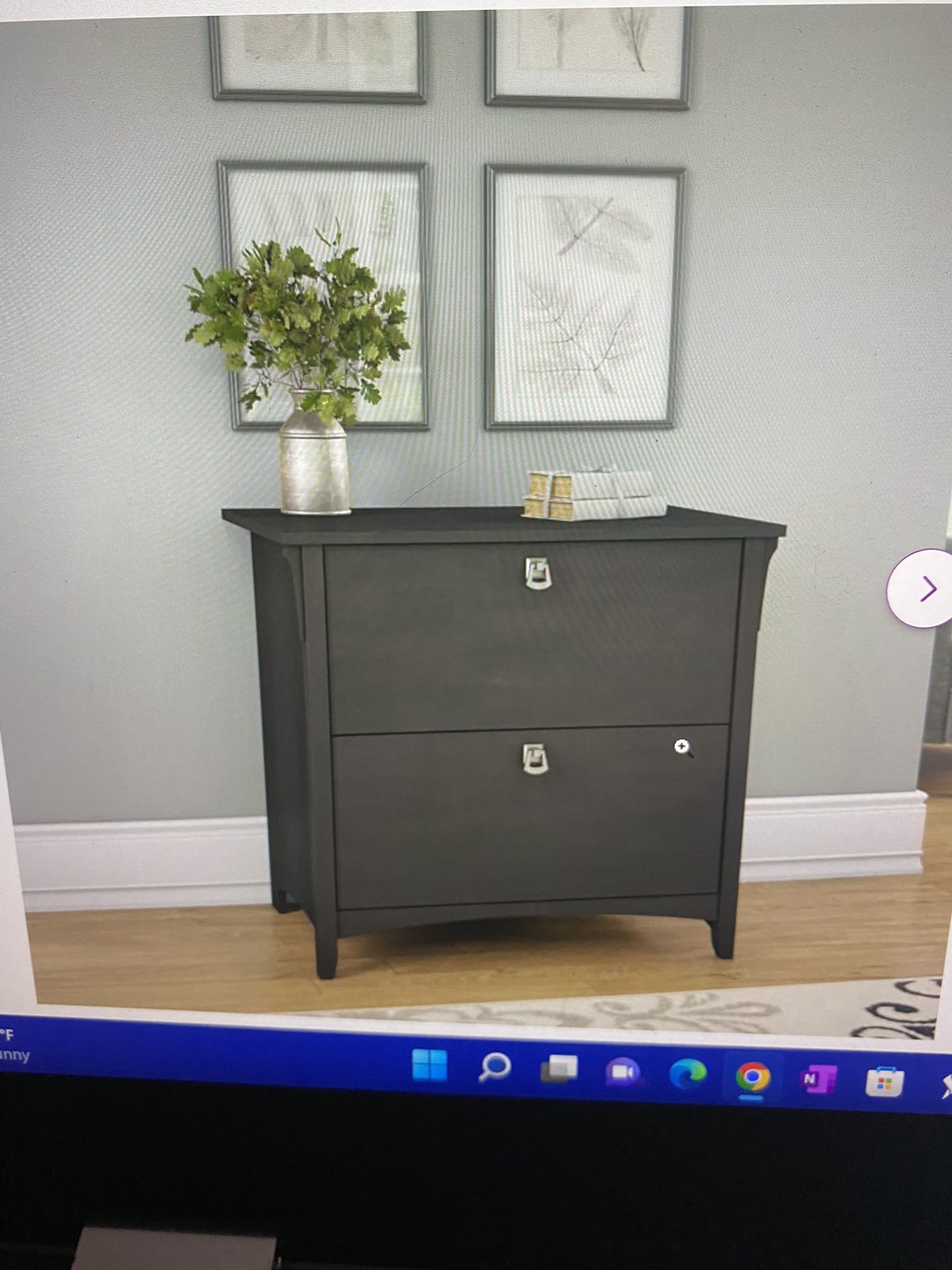 Lateral Wide 2 Drawer Filing Cabinet From Wayfair