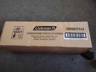 Coleman 2 Person Sky Done With Full Fly Vestibule Still In The Box