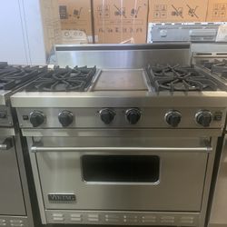 Viking 36” Gas Stove 