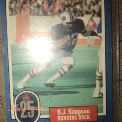 Oj Simpson Football Card