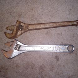 Two 18inc Cresent Wrenches 