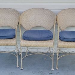 3 Rattan Chairs