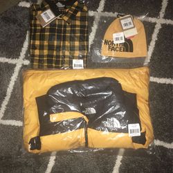 North Face Men Collection Summit Gold & Blk Color