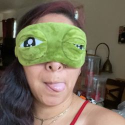 Frog Sleep Mask Eyeshade Plush Eye Cover