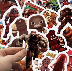 Juggernaut X Men Stickers 40 Piece