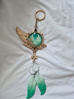 Genshin impact vision keychain (anemo) [character: venti]