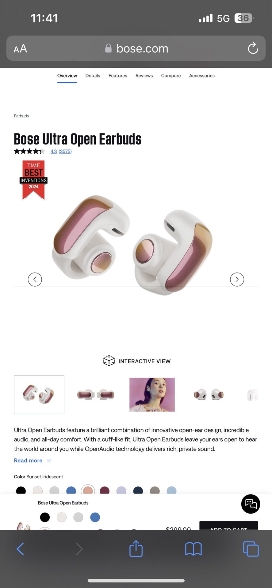 BOSE Ultra Open Earbuds