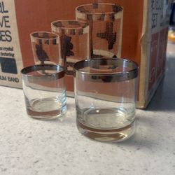 Set Of Fine Crystal Drinking Glasses 
