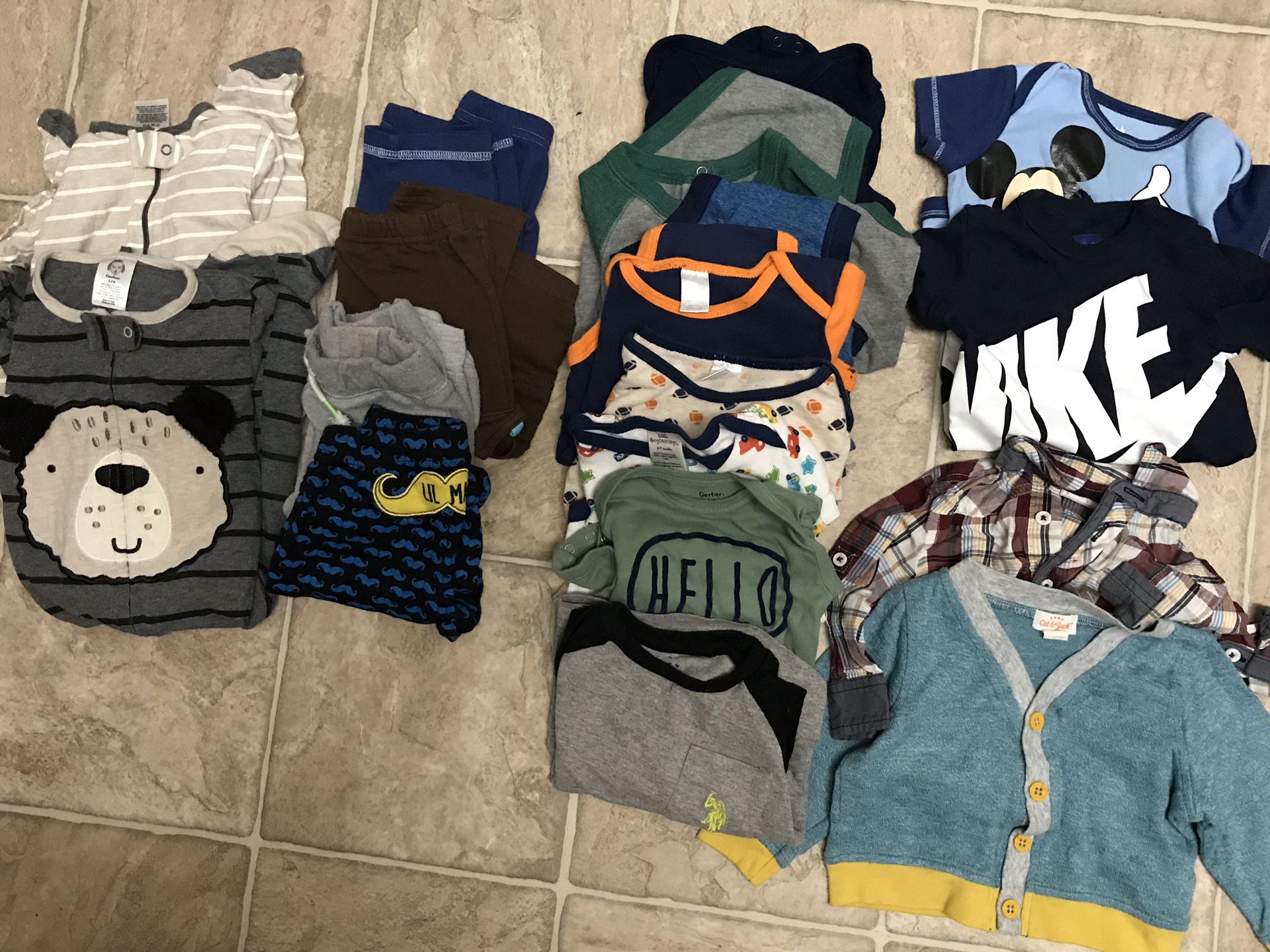Baby Boy Clothes size 6-9 and 6-12 months