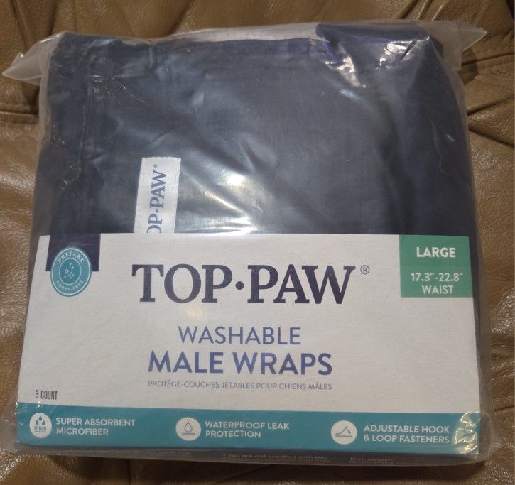 Top Paw Washable Male Wraps