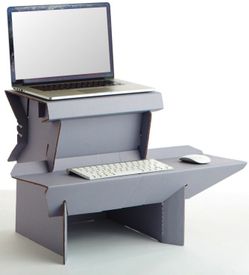 Spark by Ergodriven "Start Standing Now" Standing Desk (Medium)