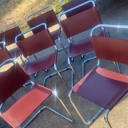 Set Of 8 Vintage Spoleto MCM dining Chairs