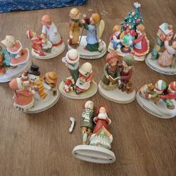 Holly Hobbie Christmas Figurines