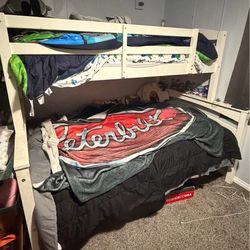 Twin over full bunk bed