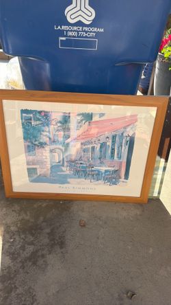 Paul Simmons Framed Painting