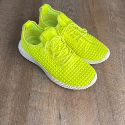 Athletic Shoes Women Neon Yellow 
