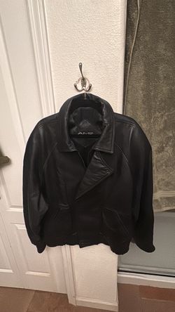AM2 Black Leather Jacket