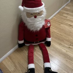 Oversized Full Santa Decorative Pillow