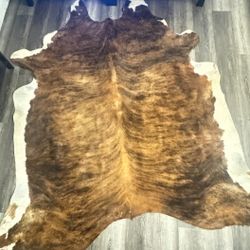 ecowhides 100% Genuine Brazilian Cowhide Rug - Luxury Cowskin Leather Area Rug Décor (Beige) 