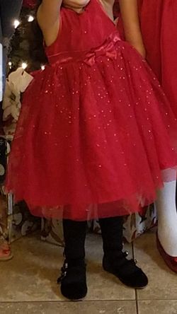 Gorgeous girls Christmas dress
