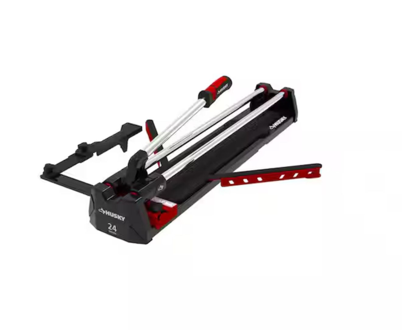 Husky 24 in. Tile Cutter with Tungsten Carbide Blade and Adjustable Gauge