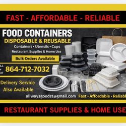  Food Containers All Types Foam And Plastic  