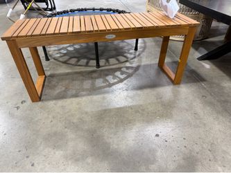 Acacia Wood Outdoor Garden Bench for Front Porch