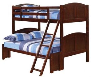 Chestnut Twin/Full Bunk Bed (WITHOUT MATTRESS)