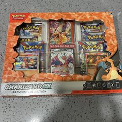 Pokémon Charizard EX Premium Collection Box Booster Promo Trading Card Game