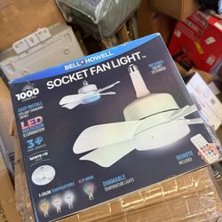 NEW SOCKET FAN LIGHT 