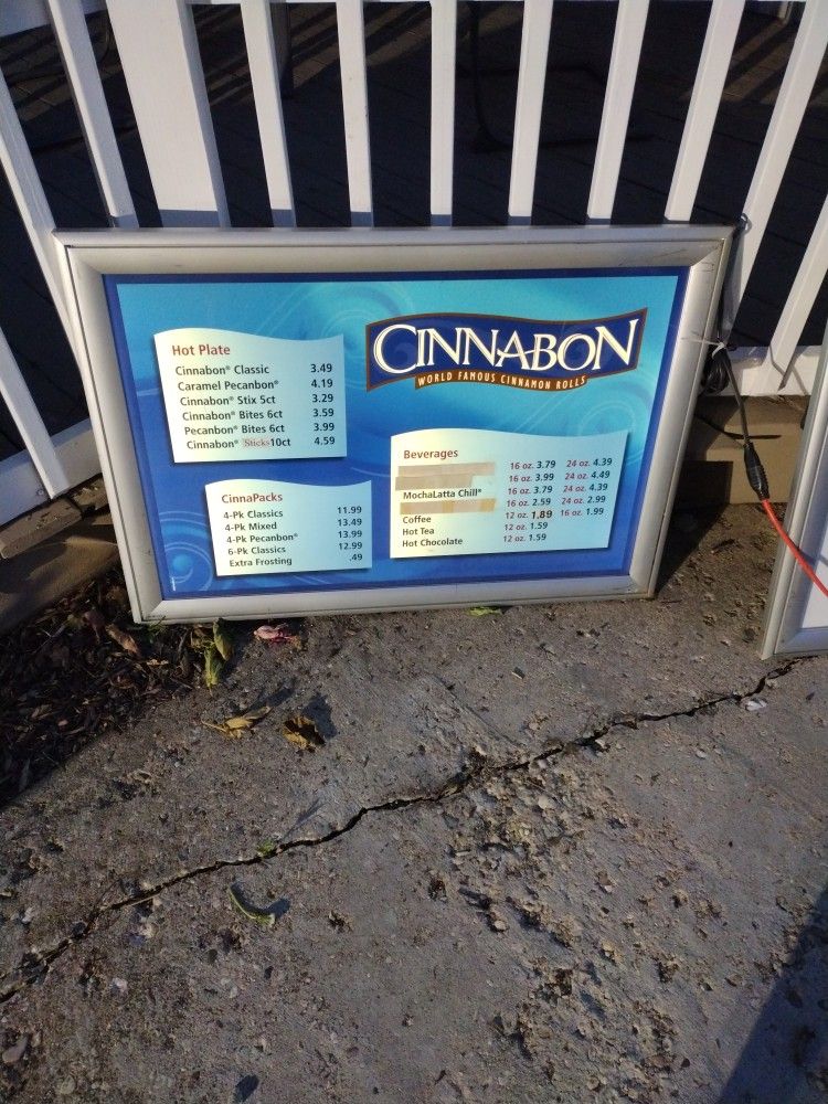 LED Light Up Menu Boards