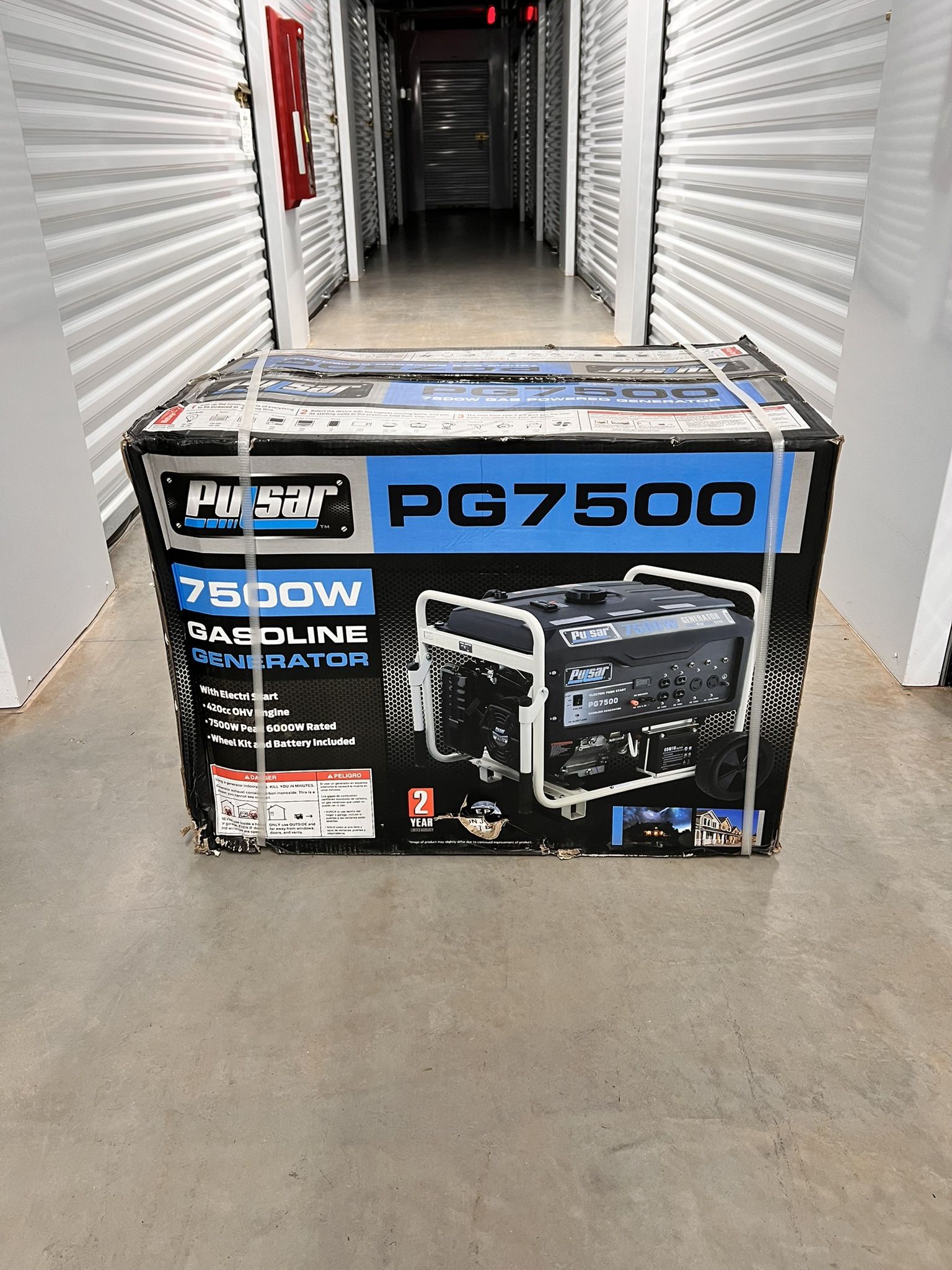 Brand New – Pulsar PG7(contact info removed)W Gas Generator (Sealed Box)