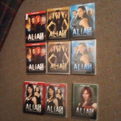 Alias the complete season dvd sets seasons 1-5 ...seasons 2-5 sealed.   Read Description.