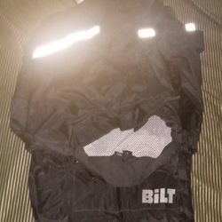 Like New 2 Piece Size Large Bilt Reflective Waterproof Riding Suit