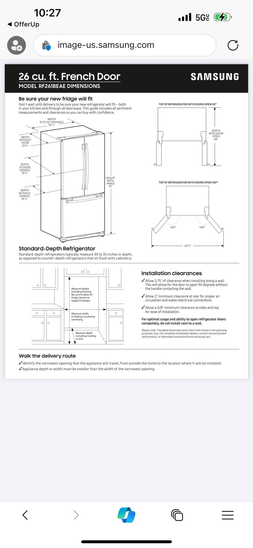 Samsung Refrigerator