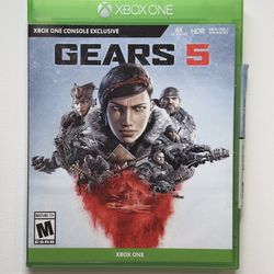 Gears 5 Video Game for Microsoft Xbox One With Stickers