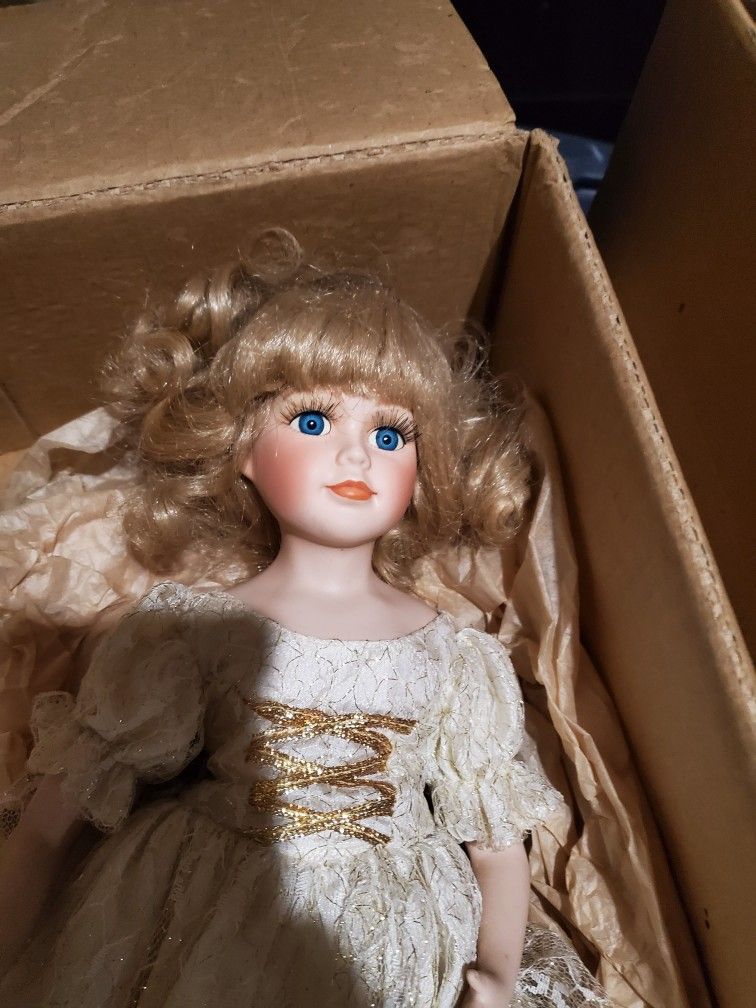 New Porcelain Collector Ballerina Doll