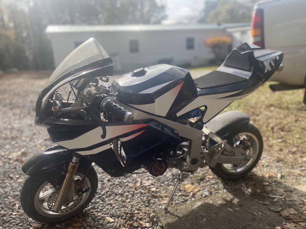 Pair Of Running Mini Bikes